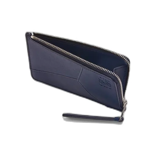 Puzzle long coin cardholder in classic calfskin