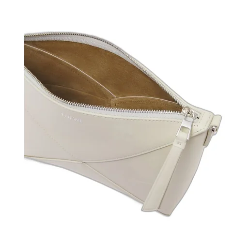 Puzzle Fold pouch in shiny nappa calfskin