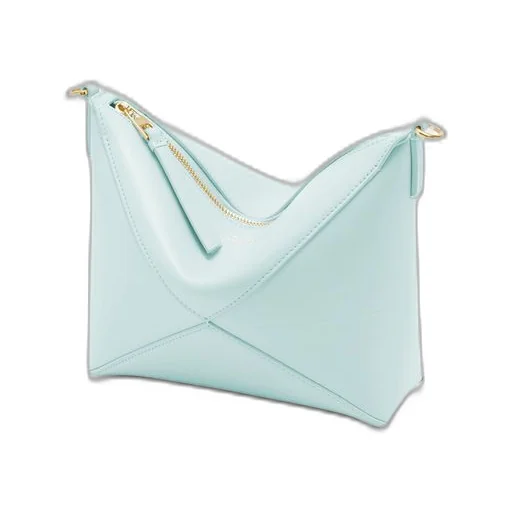 Puzzle Fold pouch in shiny nappa calfskin