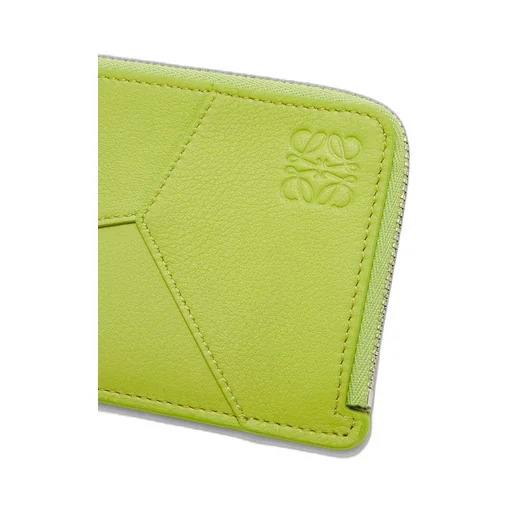 Puzzle long coin cardholder in classic calfskin