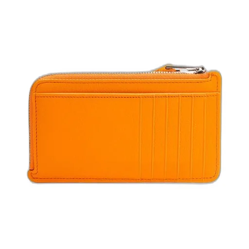 Puzzle long coin cardholder in classic calfskin