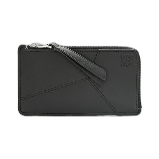 Puzzle long coin cardholder in classic calfskin