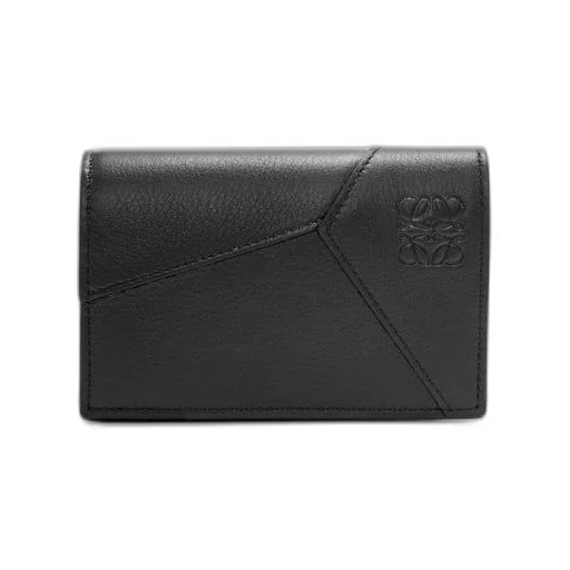 Puzzle business cardholder in classic calfskin