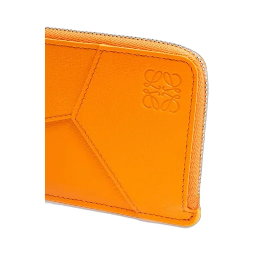 Puzzle long coin cardholder in classic calfskin