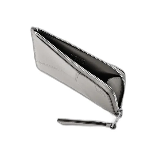 Puzzle long coin cardholder in classic calfskin