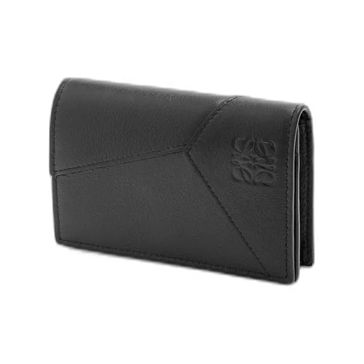 Puzzle business cardholder in classic calfskin