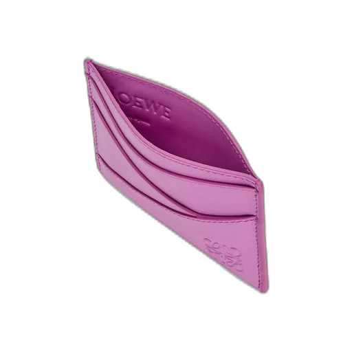 Puzzle plain cardholder in classic calfskin