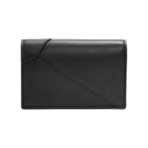 Puzzle business cardholder in classic calfskin