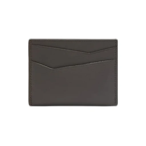 Puzzle plain cardholder in classic calfskin