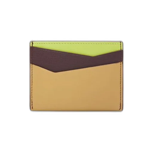 Puzzle plain cardholder in classic calfskin