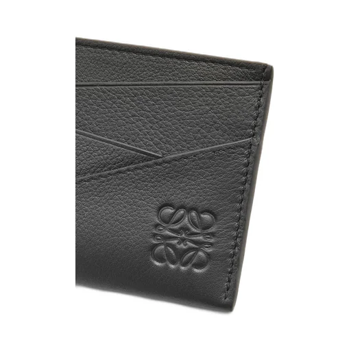 Puzzle plain cardholder in classic calfskin