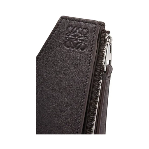 Puzzle slim compact wallet in classic calfskin