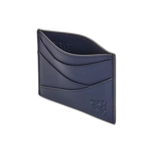 Puzzle plain cardholder in classic calfskin