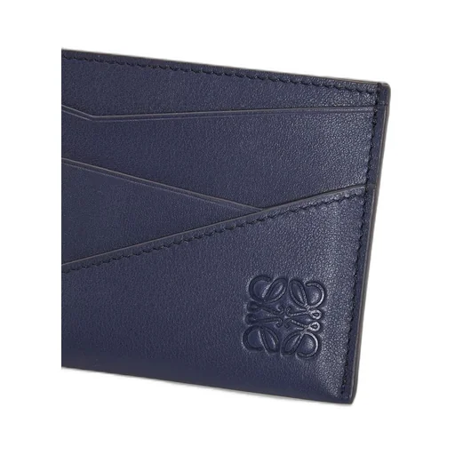Puzzle plain cardholder in classic calfskin