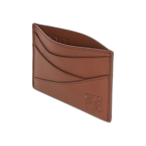 Puzzle plain cardholder in classic calfskin