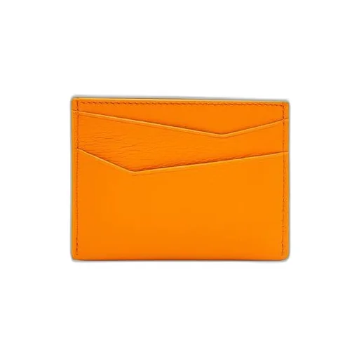 Puzzle plain cardholder in classic calfskin