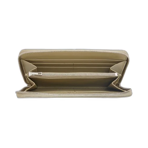 Puzzle zip around wallet in calfskin