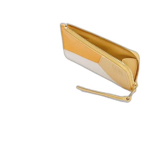 Puzzle coin cardholder in classic calfskin
