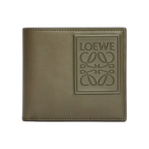 Bifold wallet in satin calfskin