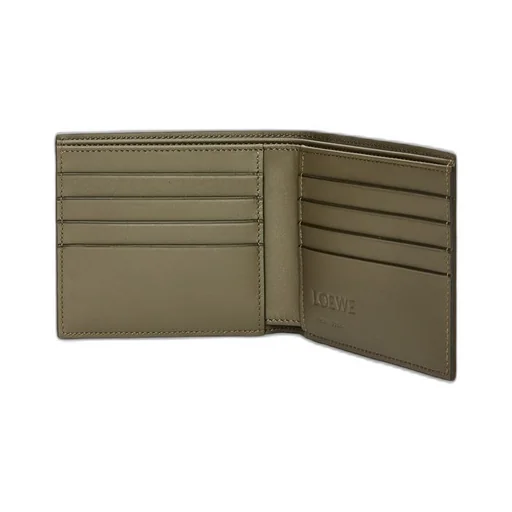 Bifold wallet in satin calfskin