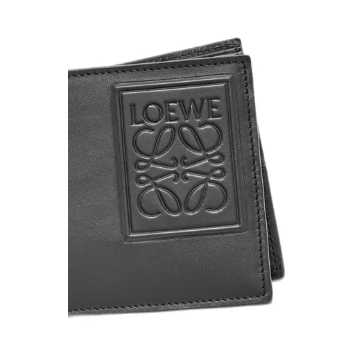 Bifold wallet in satin calfskin