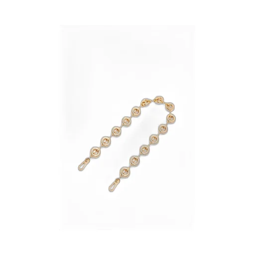 Chunky donut strap in metal