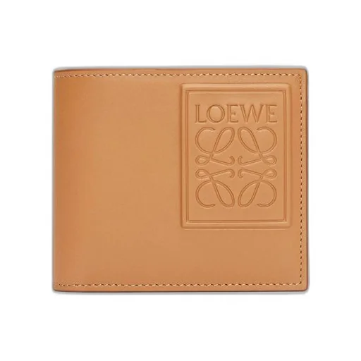 Bifold wallet in satin calfskin