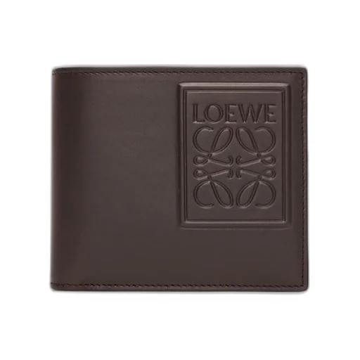 Bifold wallet in satin calfskin