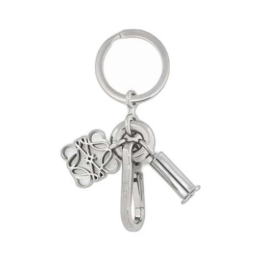 Anagram keyring in brass