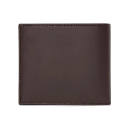 Bifold wallet in satin calfskin