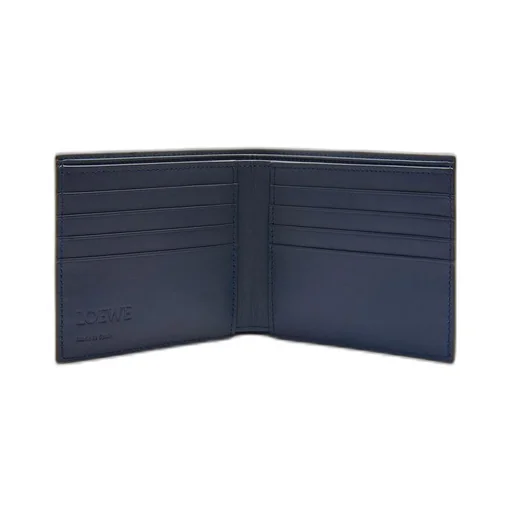 Bifold wallet in satin calfskin