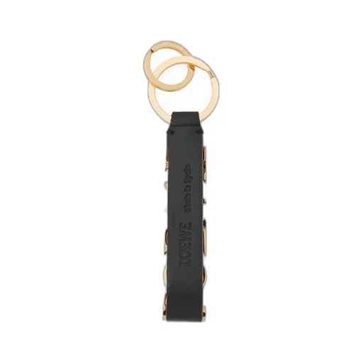 LOEWE Bold keyring in classic calfskin and brass
