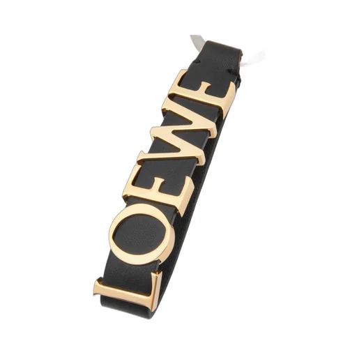 LOEWE Bold keyring in classic calfskin and brass