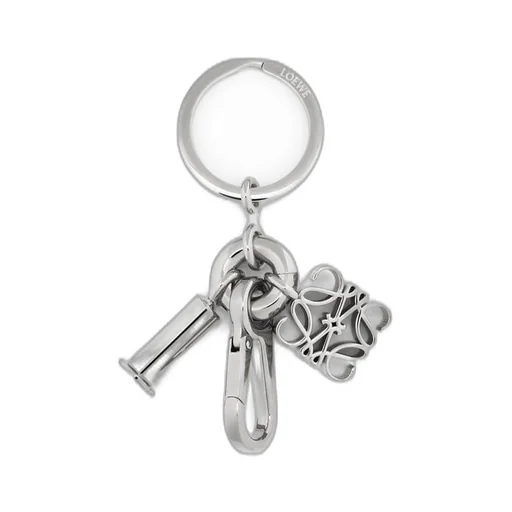 Anagram keyring in brass