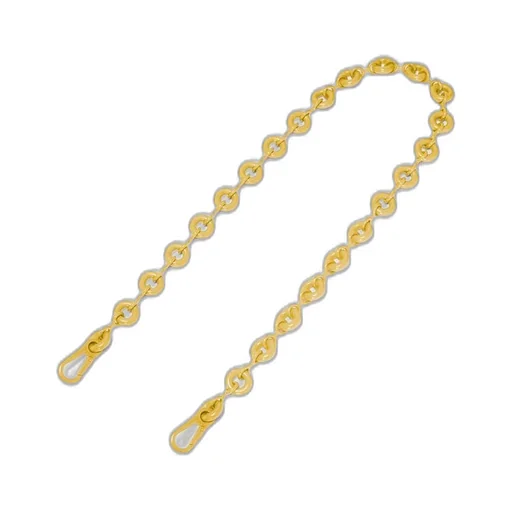Donut chain in brass