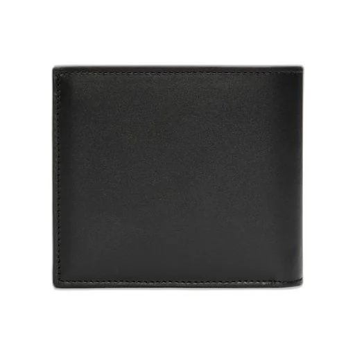 Bifold coin wallet in silk calfskin