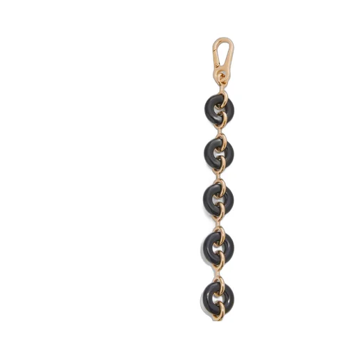 Donut chain strap in acetate