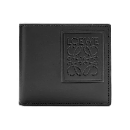 Bifold wallet in satin calfskin