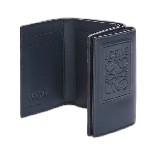 Trifold wallet in satin calfskin