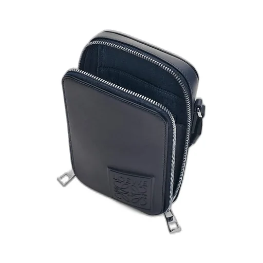 Vertical Crossbody Pocket in satin calfskin