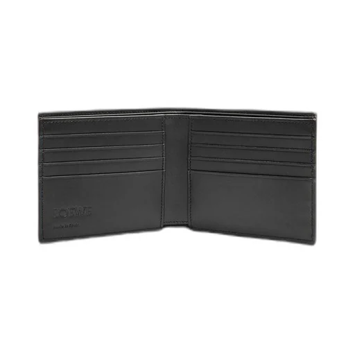 Bifold wallet in shiny calfskin