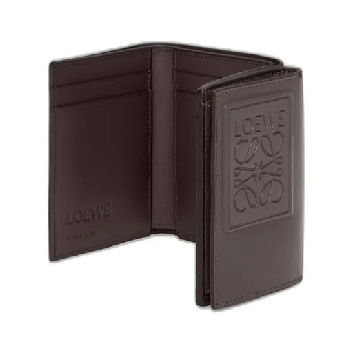 Trifold wallet in satin calfskin