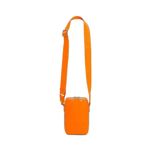 Vertical Crossbody Pocket in satin calfskin