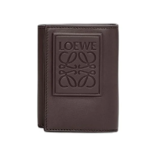 Trifold wallet in satin calfskin