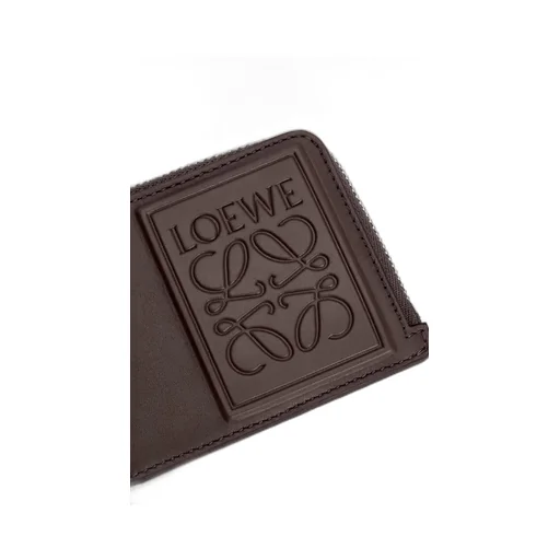 Coin cardholder in satin calfskin