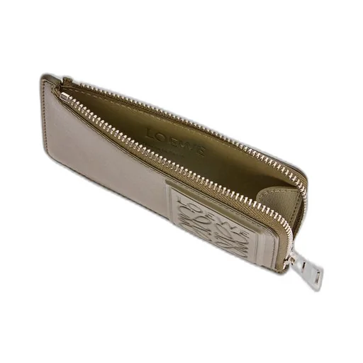 Coin cardholder in satin calfskin