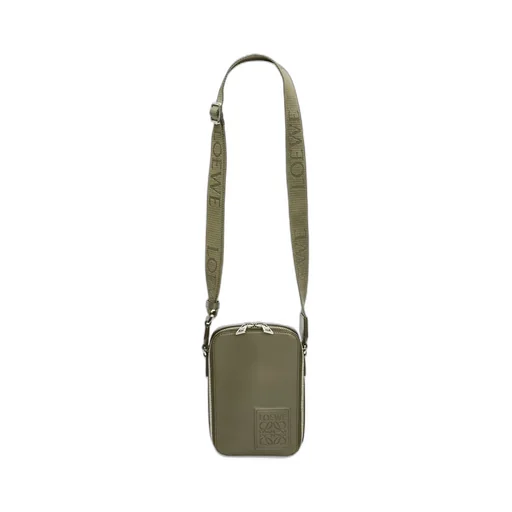 Vertical Crossbody Pocket in satin calfskin
