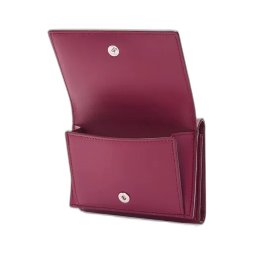 Trifold wallet in satin calfskin