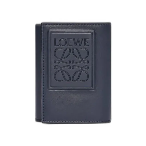 Trifold wallet in satin calfskin