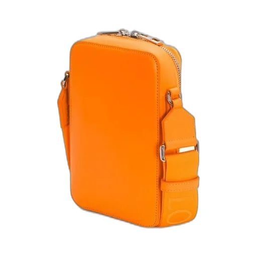 Vertical Crossbody Pocket in satin calfskin